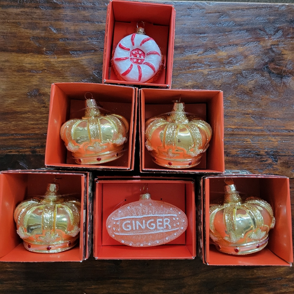 John Derian Ginger Glass Ornament ~ NWT/NIB ~ Vintage Style ~ 2025 Collection - Picture 6 of 6